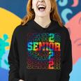 Senior Graduation Girl Class Of 2022 Senior Tie Dye Women Hoodie Gifts for Her