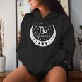Signo Del Horóscopo Del Zodiaco De Capricornio Tarot Astrológico Cuello Sudadera con capucha para mujer Regalos para ella