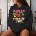 Sister Of The Birthday Boy Farm Animal Family Party Decor Women Hoodie Gifts for Her
