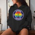 Sitges Spain Beach Retro Sailing Holiday Surfer Lgbt Souvenir Women Hoodie Gifts for Her