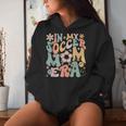 In My Soccer Mom Era Groovy Soccer Mom Life Women Hoodie Gifts for Her
