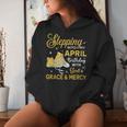 Stepping Into My April Birthday Girls Shoes Bday Women Hoodie Gifts for Her