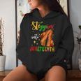 Stepping Into Junenth Like My Ancestors Black Girls Women Hoodie Gifts for Her