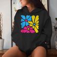 Subtle Pansexual Flower Floral Pan Pride Month Lgbtq Plant Women Hoodie Gifts for Her