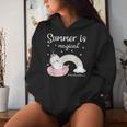 Summer Is Magical Teacheronbreak Unicorn Teacher Women Hoodie Gifts for Her