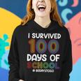 I Survived 100 Days Of School 80 Days To Go Teacher Adult Women Hoodie Gifts for Her