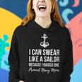 I Can Swear Like A Sailor Because I Raised One Navy Mom Women Hoodie Gifts for Her