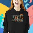 Sweat à capuche femme Ribeiro Personnalisé, C'est un Truc de Ribeiro avec Coucher de Soleil Cadeaux pour elle