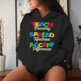 Teach Bravery Spread Kindness Accept Differences Women Hoodie Gifts for Her