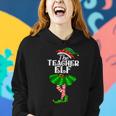 Teacher Elf Christmas Costume Matching Family Elf Squad Women Hoodie Gifts for Her