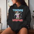 Teaching Is My Super Power For Teacher Unicorn Women Hoodie Gifts for Her