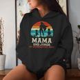 Team Mama Zwei Söhne Superheld Muttertag Stolze Super Mama Kapuzenpullover für Damen Geschenke für Sie