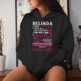 Ten Facts About Name Is Belinda First Name Women Hoodie Gifts for Her