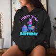 Todays My Birthday Llama Birthday Party Decorations Boys Kid Women Hoodie Gifts for Her
