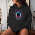 Total Solar Eclipse Muncie For 2024 Souvenir Women Hoodie Gifts for Her