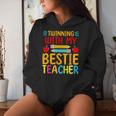 Twinning With My Bestie Teacher Boy Spirit Week Twin Day Women Hoodie Gifts for Her