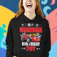 Two Fast Birthday Racing Car Grandma Of The Birthday Boy Women Hoodie Gifts for Her