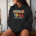 Vintage 1944 Birthday Limited Edition Born In 1944 Women Hoodie Gifts for Her