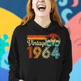 Vintage 1964 60Th Birthday 60 Year Old Retro Women Hoodie Gifts for Her