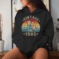 Vintage 1985 Cumpleaños Es Nacidas En 1985 Sudadera con capucha para mujer Regalos para ella