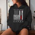 Vintage Usa Flag Fathers Day Dad From Daughter Nurse Women Hoodie Gifts for Her