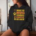 Wake Up Hug Schnoodle Coffee Pet Lover Women Hoodie Gifts for Her