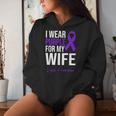 I Wear Purple For My Wife Lupus Warrior Lupus Women Hoodie Gifts for Her