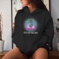 We're All Mad Here Lotus Flower Alice In Wonderland Women Hoodie Gifts for Her