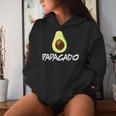 Women's Papacado Avocado Father Dad Avocados Kapuzenpullover für Damen Geschenke für Sie