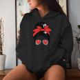 Women's Rocking Spoiled Wife Life Messy Bun Spoiled Wife Women Hoodie Gifts for Her