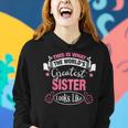 What World's Greatest Sister Looks Like Christmas Women Hoodie Gifts for Her