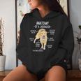 Yellow Chocolate Lab Black Fox Red Dad Mom Labrador Anatomy Women Hoodie Gifts for Her