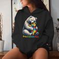 You'll Never Walk-Alone Autism Mama Mom Bear Support Autism Women Hoodie Gifts for Her