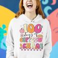 100 Days Of Coffee And Chaos 100Th Day Of School Teacher Kid Women Hoodie Gifts for Her