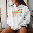 50 Year Old Vintage 1974 50Th Birthday Retro Women Hoodie Gifts for Her