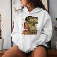 Afro Girl Melanin Black Girl Even In The Midst Of My Storm Women Hoodie Gifts for Her
