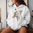 Bull Terrier Mom Bullterrier Dog Lover Owner Pour Sweat à capuche femme Cadeaux pour elle