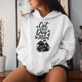 Cat And Dog Mom Dogs Lover Cats Mother Mommy Mama Mother's Women Hoodie Gifts for Her