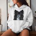 Chihuahua Hund Mama Papa Liebe Haustier Welpe Raglan Kapuzenpullover für Damen Geschenke für Sie