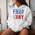 Field Day Red White And Blue Student Teacher Women Hoodie Gifts for Her