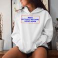 Butterfly Watching Great Again Parody Women Hoodie Gifts for Her