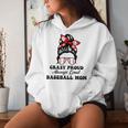 Crazy Proud Always Loud Baseball Mom Mother's Day Women Hoodie Gifts for Her