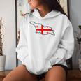 Georgien Flagge Frauen Georgian Flag Kinder Männer Georgien Kapuzenpullover für Damen Geschenke für Sie