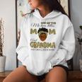Goded Me Two Titles Mom Grandma Melanin Leopard Women Hoodie Gifts for Her