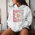 Groovy Daddy Matching Family Birthday Party Daisy Flower Women Hoodie Gifts for Her