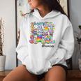 Groovy Happy Last Day Of School Para Life Women Hoodie Gifts for Her