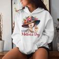 Happy Mother's Day Cute Floral Mom Mommy Grandma Womens Women Hoodie Gifts for Her