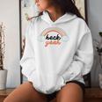 Heck Yeah Graphic Rainbow Women Hoodie Gifts for Her