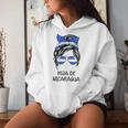 Hija De Nicaragua Orgullo Nicaragua Niña Orgullo Cuello Sudadera con capucha para mujer Regalos para ella