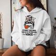 I'm Not Yelling This Is My Pe Teacher Voice Back To School Women Hoodie Gifts for Her